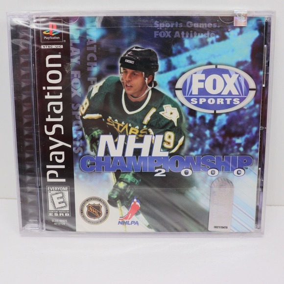 NHL Championship 2000 Black Label Playstation PS1 New Sealed Ready For Grading!